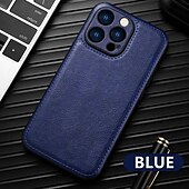 Недорогие Чехлы для iPhone-телефон Кейс для Назначение iPhone 16 Про Макс Плюс Айфон 15 Про Макс Плюс iPhone 14 13 12 11 Pro Max Plus Кейс на заднюю панель Защита от удара Ретро ТПУ Кожа PU