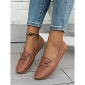 ieftine Mocasini de Damă-mocasini mocasini pentru femei – pantofi moi cu detaliu fundita si design cu strasuri, ideali pentru confort casual si plimbari primavara/vara