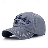 preiswerte Baseballkappe für Herren-Herren Cap Basecap Sonnenhut Kappe Schwarz Wein Baumwolle Bestickt Modisch Brautkleider schlicht Täglich Wochenende Buchstabe Solide / einfarbig Einstellbar Sonnenschutz Atmungsaktiv