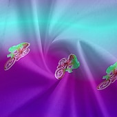 abordables Maillots pour hommes-Homme Maillot Velo Cyclisme Manche Courte Cyclisme Tee-shirt Maillot avec 3 poches arrière VTT Vélo tout terrain Respirable Séchage rapide Conception anatomique Mèche Bleu Violet Vert Dégradé Des