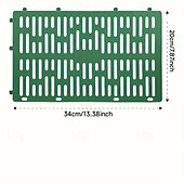 cheap Garden Hand Tools-6pcs Plastic Tree Protector Guard Set, Rectangular Adjustable Interlocking Mesh Design, with Cable Ties, Animal and Trimmer Damage Prevention, Multiple Piece Bundles