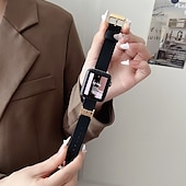 billige Apple Watch-bånd-Solo loop Kompatibel med Apple Watch-klokkereim 38mm 40mm 41mm 42mm 44mm 45mm 49mm Justerbar PU-lær Erstatningsklokkerem til iwatch Ultra 2 Series 9 8 7 SE 6 5 4 3 2 1
