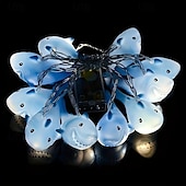 abordables Guirlandes lumineuses à piles-Guirlande lumineuse à 1,5 m avec 10 LED en forme de requin et de tortue, luminaire décoratif à piles, idéal pour la maison, la chambre à coucher, le bord de mer, les fêtes, les vacances