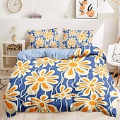 cheap 100% Cotton-100% Cotton Duvet Cover Set Floral Pattern Comforter Set 2/3PCS Luxury Bedding Set Home Decor Bedding Gift King Queen Full Size