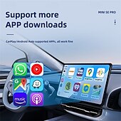 halpa carplay adapterit-carlinkit mini 5 pro carplay langaton sovitin älykäs langaton carplay Android auto usb dongle wifi bluetooth automaattinen yhteys ota päivitys