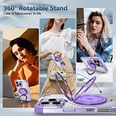 abordables Carcasas iPhone-teléfono Funda Para iPhone 16 Pro Max Plus iPhone 15 Pro Max Plus iPhone 14 13 12 Pro Max Plus Funda Trasera con Soporte Magnética Antigolpes Retro ordenador personal