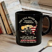 levne Šálky a hrnečky-hrnek na kávu černý retro vintage keramický hrnek s grafickým designem 12oz/330ml perfektní dárek pro přátele svatba ke dni matek