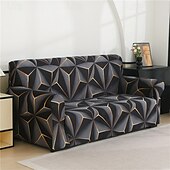 cheap Sofa Cover-Bohemian Print Dustproof All-powerful Slipcovers Stretch Sofa Cover Super Soft Fabric Couch Cover with One Free Boster Case(Chair/Love Seat/3 Seats/4 Seats)