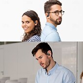 levne TWS Pravá bezdrátová sluchátka-696 HD65 Headset pro telefonování bez použití rukou Závěsy Bluetooth 5.3 Potlačení hluku Stereo Zrušení okolního hluku ENC pro Apple Samsung Huawei Xiaomi MI pro kancelářské podnikání Cestování a