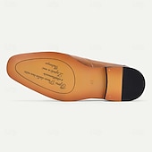 billiga Halvformell-solbrända läderloafers för män med ormtrycksdetaljer och tofsaccent – förstklassiga slip-on klänningskor av kohud för affärer, högtidliga tillfällen och vardagsbruk