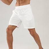 economico Pantaloncini casual-Per uomo Pantaloncini Pantaloncini estivi Pantaloncini casual Pantaloncini di velluto a coste Tasche A cordoncino Vita elastica Liscio Comfort Traspirante Breve Esterno Da mare Sport Informale Nero