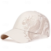 preiswerte Baseballkappe für Herren-Herren Cap Basecap Sonnenhut Kappe Schwarz Weiß Baumwolle Bedruckt Modisch Brautkleider schlicht Täglich Wochenende Muster Tier gemustert Solide / einfarbig Einstellbar Sonnenschutz Atmungsaktiv