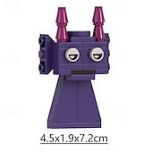 cheap Building Toys-Sprunki Building Blocks Set  Sprunki Toys Action Figure DIY Model Kit for Boys Girls 8-14 Creative Horror Music Game Role for Fans Adults Christmas Decor Collectible Gift