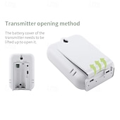 economico elettrodomestici-termometro wireless per interni ed esterni termometro elettronico digitale multifunzione per uso domestico da uno a due