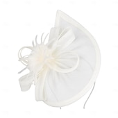 olcso Kalapok és fejdíszek-fascinators sapka virág tea party sapka nőknek toll kentucky derby sapka esküvőre