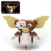 cheap Building Toys-Little Monster Action Building Block Set Evil Little Elf Building Kit DIY Christmas Pet Building Block Toys Horror Figure Gifts for Halloween for Kids and Adults