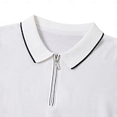 billiga Herrarnas Elite Tröjor &amp; Koftor-herr linne siden bomull kvarts dragkedja tröja stickad halv dragkedja stickat elegant hem vardagskläder kläder höst vinter svart vit s m l