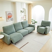 baratos Cobertura de Sofa-capa de sofá reclinável antiderrapante massagem capa de sofá preguiçoso menino capa de sofá de assento único com tudo incluído capas de poltrona