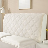 billige Sengetøy tilbehør-Tykkere sengegavl trekk quilted sengegavl trekk tvilling/dronning/full/konge fløyel støvbeskyttende sengegavl beskyttelsestrekk soveromsdekorasjon