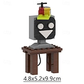 cheap Building Toys-Sprunki Building Blocks Set  Sprunki Toys Action Figure DIY Model Kit for Boys Girls 8-14 Creative Horror Music Game Role for Fans Adults Christmas Decor Collectible Gift