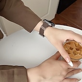 billige Apple Watch-bånd-Solo loop Kompatibel med Apple Watch-klokkereim 38mm 40mm 41mm 42mm 44mm 45mm 49mm Justerbar PU-lær Erstatningsklokkerem til iwatch Ultra 2 Series 9 8 7 SE 6 5 4 3 2 1