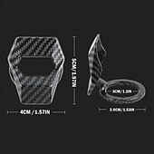 economico Ornamenti e pendenti per auto-starfire motore auto avviamento arresto interruttore pulsante copertura accensione protezione antigraffio decorativo auto accessori auto interni car-styling