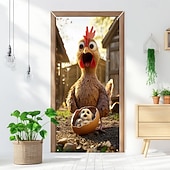 billige Dørdeksler-Morsomme Dyre Dørdekorasjoner Dørdeksler Syng Hval Dørteppe Dørgardin Dekorasjon Bakgrunn Innendørs/Utendørs Dørbanner Forsidegård