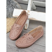 ieftine Mocasini de Damă-mocasini mocasini pentru femei – pantofi moi cu detaliu fundita si design cu strasuri, ideali pentru confort casual si plimbari primavara/vara
