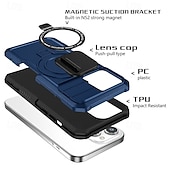 levne Pouzdra pro iPhone-telefon Carcasă Pro iPhone 16 Pro Max Plus iPhone 15 Pro Max Plus iPhone 14 13 12 11 Pro Max Plus Zadní kryt se stojánkem Magnetické Podpora bezdrátového nabíjení Retro PC