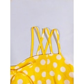 preiswerte Kleider-Retro Vintage 1950er Kleid Swing-Kleid Übergröße Tupfen Damen Karneval Maskerade Alltagskleidung Junggesellinnenabschiedsparty Erwachsene Kleid Abschlussballkleider