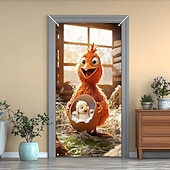 billige Dørdeksler-Morsomme Dyre Dørdekorasjoner Dørdeksler Syng Hval Dørteppe Dørgardin Dekorasjon Bakgrunn Innendørs/Utendørs Dørbanner Forsidegård