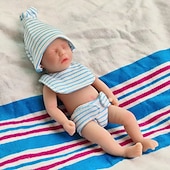 economico Bambole-bambole reborn gemelle in miniatura realistiche realizzate a mano in silicone con sorpresa, accessori inclusi per bambini dai 3 ai 6 anni - set di bambole neonato realistiche
