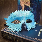 preiswerte Maske-Karnevalsmaske Maske Haloween Figuren Erwachsene Herren Damen Halbes Gesicht Leistung Party Maskerade Karneval Einfaches Karnevalskostüm