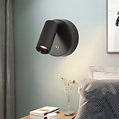 abordables veilleuses à capteur-Spot LED tricolore à intensité variable, rotatif à 360 °, commande tactile, support mural magnétique, parfait pour la chambre, le salon, les escaliers et les armoires