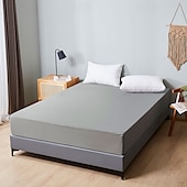 cheap Sheets &amp; Pillowcase-Queen Full King Protective Bed Cover Waterproof Mattress Protector Fitted Waterproof Sheet Bed Protector Mattress Pad Fitted Sheet Adjustable 4 Corners With Elastic Band