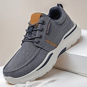 cheap Men&#039;s Sneakers-Men&#039;s Beige Sports Sneakers with Cushioned Sole and Breathable Fabric – Classic Casual Walking Shoes for Outdoor and Daily Wear