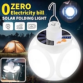 お買い得  キャンプ用ライトとランタン-屋外用ソーラー球形ランプ1個、USB充電、キャンプ、屋台、釣り、緊急照明に最適