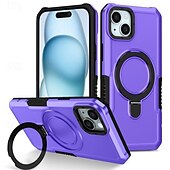 Недорогие Чехлы для iPhone-телефон Кейс для Назначение iPhone 16 Про Макс Плюс Айфон 15 Про Макс Плюс iPhone 14 13 12 11 Pro Max Plus Кейс на заднюю панель со стендом Защита от удара Ретро ТПУ