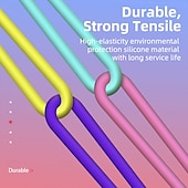 levne Kabely pro mobilní telefony-USB C kabel Bleskový kabel Micro USB kabel USB A na Lightning / micro / USB C 2.4 A Nabíjecí kabel Magnetické Tekutý silikagel Pro iPad Samsung Xiaomi Doplňky k mobilu
