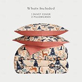 cheap 100% Cotton-100% Cotton Duvet Cover Set Tree Pattern Set Soft 3-Piece Luxury Bedding Set Home Decor Gift King Queen Duvet Cover