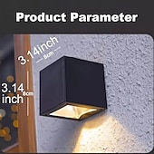 お買い得  屋外用ウォールライト-ソーラーウォールライト 防水 屋外 温白色/RGB LED 装飾照明 庭 ガーデン 外壁用 屋外ソーラーフェンスライト 2個