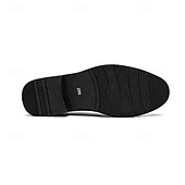 economico Formale-scarpe derby da uomo - misto pelle sintetica e pelle scamosciata con dettagli rivettati, eleganti calzature casual da uomo, perfette per ufficio, feste e uso quotidiano