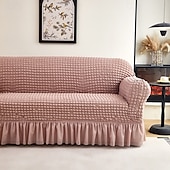 cheap Sofa Cover-Elastic Jacquard Fabric Sofa Cover Stretch Couch Cover Sectional L Shape Sofa Slipcover Corner Case for Living Room 1/2/3/4 Seat