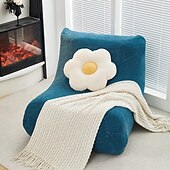 billige Futon sofa cover.-1 stk elastisk gulvsofatrekk uten armer lat boy relax sofa trekktrekk stretch enkelt sofa putetrekk for stue hjemme