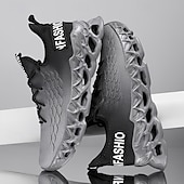 abordables Baskets-baskets de course vertes pour hommes avec tige en mesh et design léger – chaussures de sport respirantes et confortables pour le sport, les entraînements et les vêtements décontractés