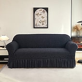 cheap Sofa Cover-Elastic Jacquard Fabric Sofa Cover Stretch Couch Cover Sectional L Shape Sofa Slipcover Corner Case for Living Room 1/2/3/4 Seat