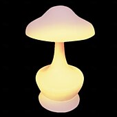 baratos Candeeiros de mesa-cogumelo luz noturna quarto lâmpada de mesa de cabeceira rgb atmosfera copo lâmpada usb recarregável lâmpada noturna para quarto dormitório sala de estar decoração para casa aniversário presente de