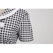 levne Šaty-Retro 50. léta Rockabilly Šaty Houpací šaty Maškarní kostým Dámské Karneval Plesová maškaráda Denní nošení loučení se svobodou nevěsty Dospělé Šaty Šaty pro návrat domů