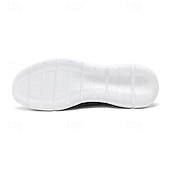 billige Sneakers til herrer-slip-on strikkede joggesko for menn, pustende mesh-overdel med komfortabel passform, uformelle lette sko for hverdags- og utendørsaktiviteter