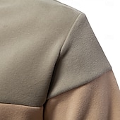 economico Felpe e Sweatshirt Elite da Uomo-Per uomo Felpa Polo Giallo Verde militare Rosso Blu Verde Bavero Blocco di colori Casuale Quotidiano Sportivo Casual Primavera &amp; Autunno Abbigliamento Felpe con cappuccio Felpe Manica Lunga